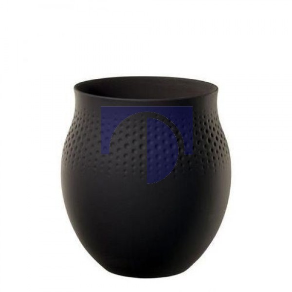 Ваза Perle 17,5 см Manufacture Collier Noir Villeroy & Boch Ваза Perle 17,5 см Manufacture Collier Noir Villeroy & Boch